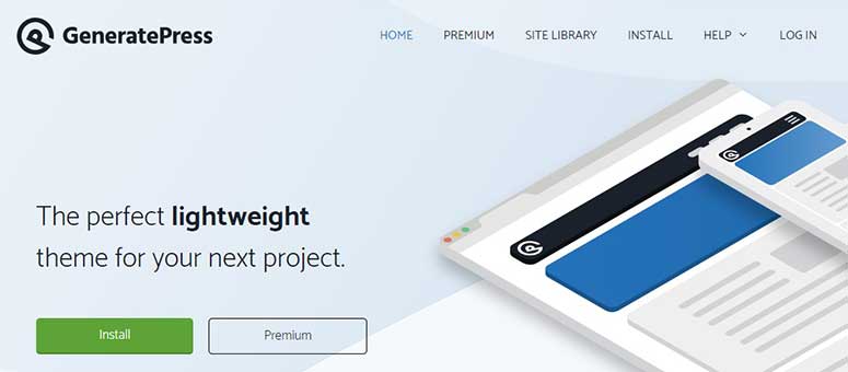 GeneratePress - IsItWP - Detector gratuito de temas de WordPress GeneratePress