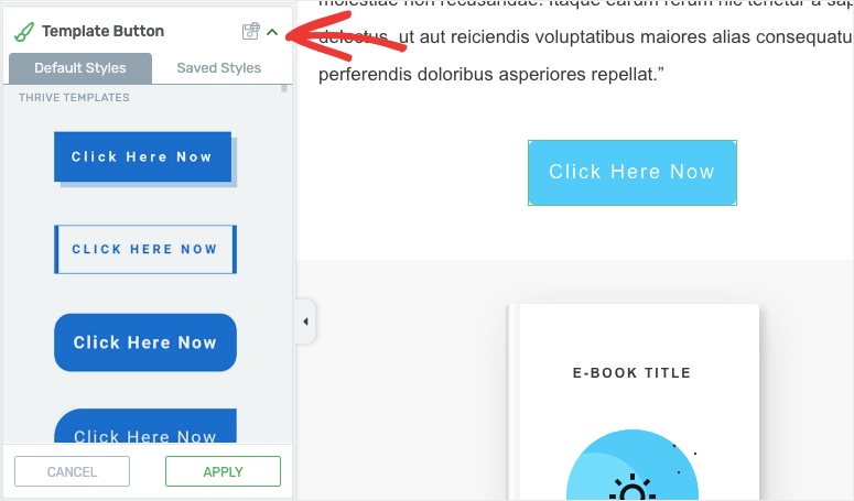 Button styles in Thrive - IsItWP - Detector gratuito de temas de WordPress Button styles in Thrive