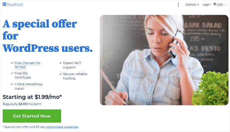 Bluehost - IsItWP - Detector gratuito de temas de WordPress Bluehost exclusive offer