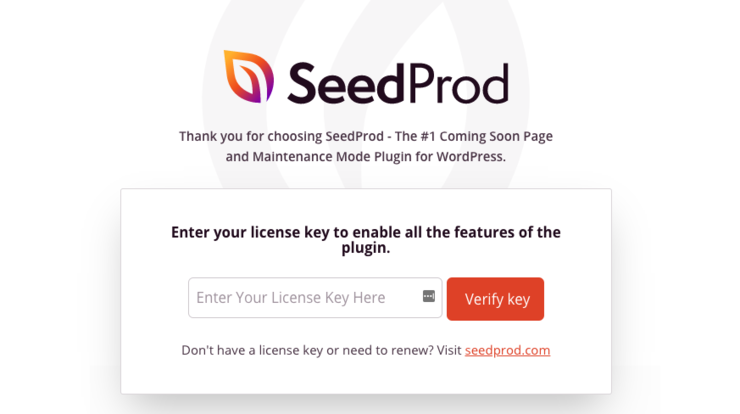 license key - IsItWP - Détecteur de thèmes WordPress gratuit add seedprod license