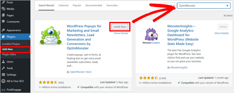 OptinMonster-plugin - IsItWP - Detetor de temas WordPress gratuito OptinMonster-plugin