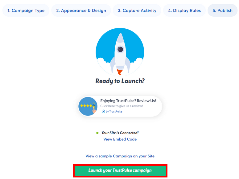 launch trustpulse campaign - IsItWP - Detetor de temas WordPress gratuito launch trustpulse campaign