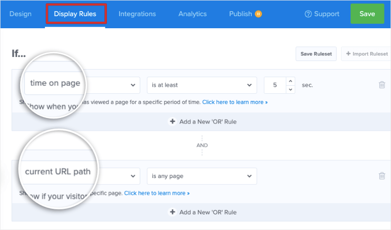 default display rules in optinmonster - IsItWP - Free WordPress Theme Detector default display rules in optinmonster