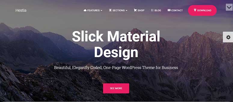 Hestia - IsItWP - Free WordPress Theme Detector Hestia
