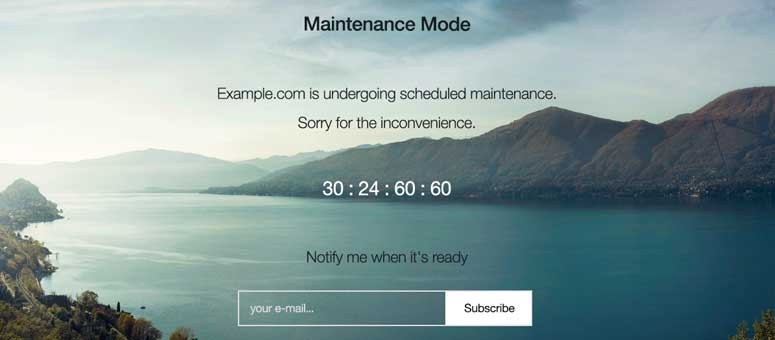 WP Maintenance Mode - IsItWP - Free WordPress Theme Detector WP Maintenance Mode