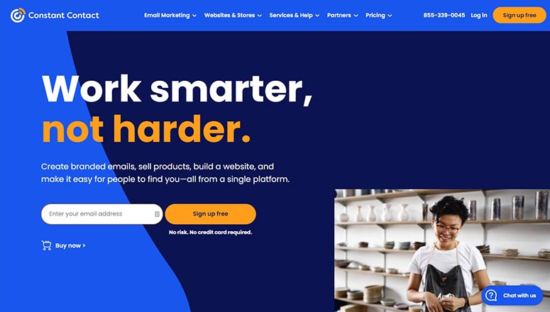Constant Contact - IsItWP - Detetor de temas WordPress gratuito Constant Contact