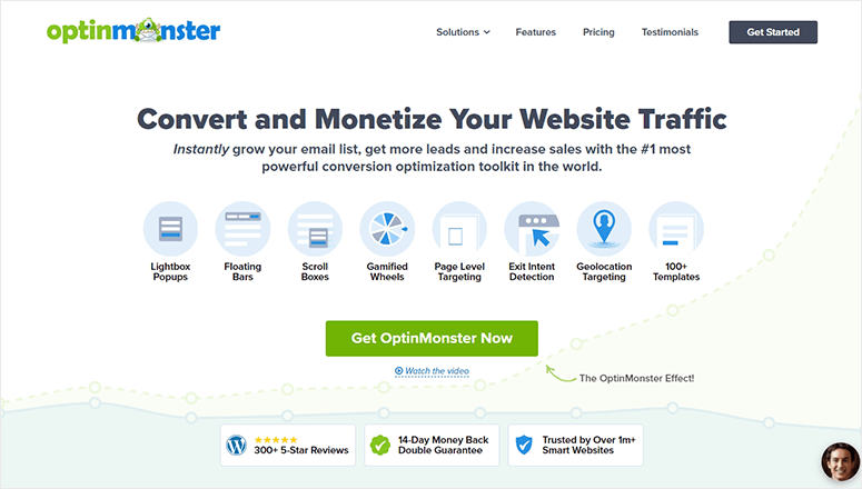 OptinMonster - IsItWP - Detetor de temas WordPress gratuito OptinMonster