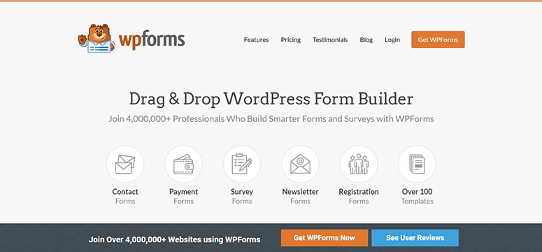 WPForms - IsItWP - Detetor de temas WordPress gratuito WPForms