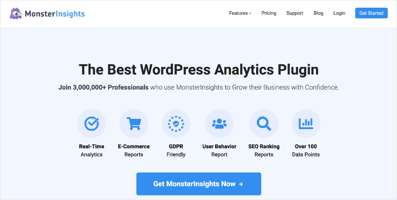 monsterinsights - IsItWP - Free WordPress Theme Detector monsterinsights