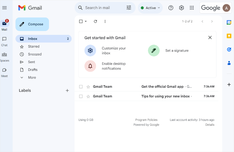 workspace-inbox-interface - IsItWP - Free WordPress Theme Detector workspace inbox interface