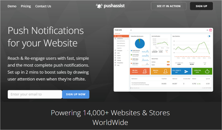 pushassist - IsItWP - Free WordPress Theme Detector pushassist