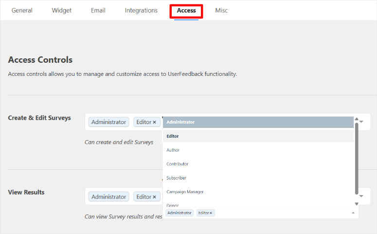 userfeedback-access - IsItWP - Free WordPress Theme Detector userfeedback access